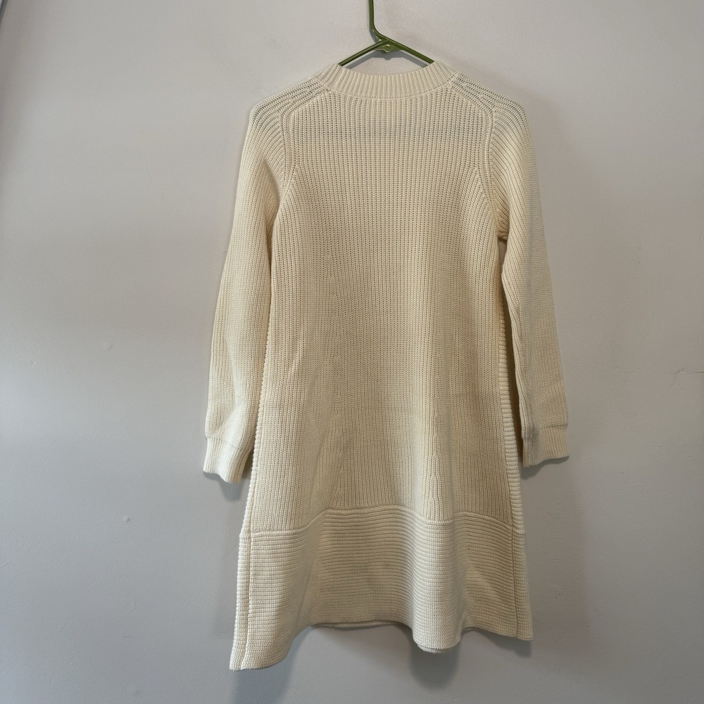 Pomander Place Tuckernuck Cream Ainsley Long Sleeve‎ Rib Knit Sweater Mini Dress - Picture 5 of 8